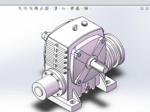 wapc electromagnetic clutch and brake 21 specifications in total 3D Model