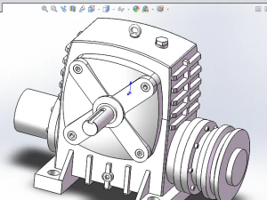 wapc electromagnetic clutch and brake 21 specifications in total 3D Model