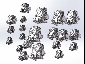 wapc electromagnetic clutch and brake 21 specifications in total 3D Model