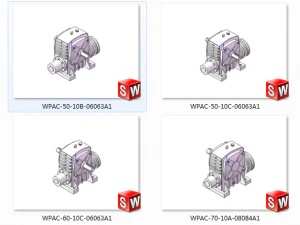wapc electromagnetic clutch and brake 21 specifications in total 3D Model