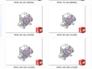 wapc electromagnetic clutch and brake 21 specifications in total 3D Model