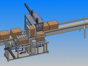 automatic box turnover equipment 3D Модель