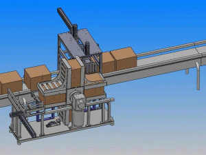 automatic box turnover equipment 3D Model
