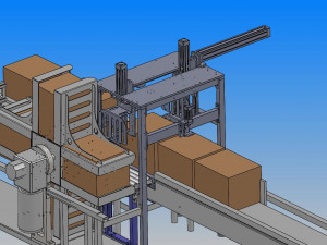 automatic box turnover equipment 3D Модель