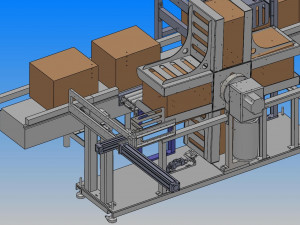 automatic box turnover equipment 3D Модель