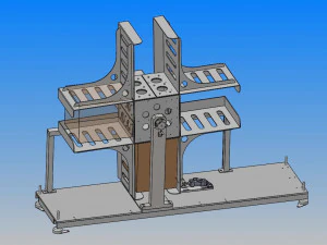 automatic box turnover equipment 3D Model