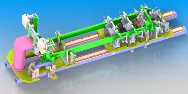 welding tooling drawing of forklift outer portal frame in large enterprises 3D Model .c4d .max .obj .3ds .fbx .stl .blend 