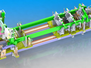 welding tooling drawing of forklift outer portal frame in large enterprises 3D Model