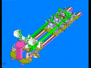 welding tooling drawing of forklift outer portal frame in large enterprises 3D Model
