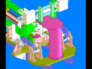 welding tooling drawing of forklift outer portal frame in large enterprises 3D Model