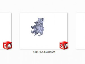 welding tooling drawing of forklift outer portal frame in large enterprises 3D Model
