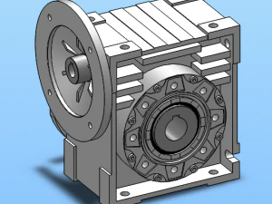 worm reducer rv030-090 6 specifications 3D Model