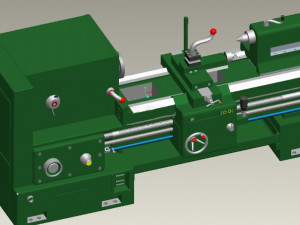 general purpose lathe ca6140 3D 모델