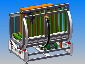 l-type automatic turnover machine 3D Model