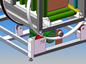 l-type automatic turnover machine 3D Model
