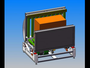 l-type automatic turnover machine 3D Model