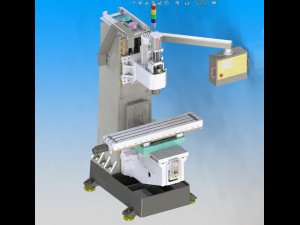 cnc milling machine 3D Model