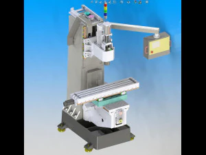 CNC-Fr&auml;smaschine 3D Modell