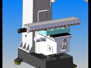cnc milling machine 3D Model
