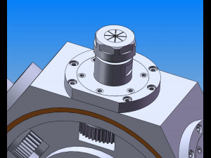 cnc lifting table turret drilling tapping 850 machine tool 3Dモデル
