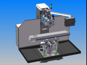 cnc lifting table turret drilling tapping 850 machine tool 3Dモデル