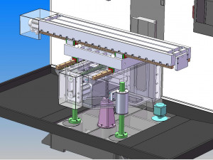 cnc lifting table turret drilling tapping 850 machine tool 3Dモデル