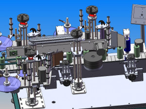 round bottle labeling machine 3D मॉडल