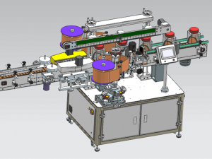 round bottle labeling machine 3D मॉडल