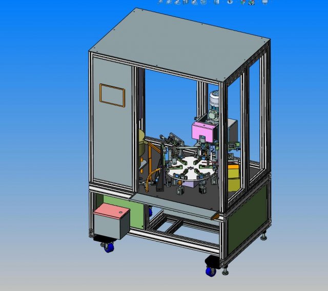 wire through casing peeling automatic terminal crimping machine Model 3D .c4d .max .obj .3ds .fbx .stl .blend
