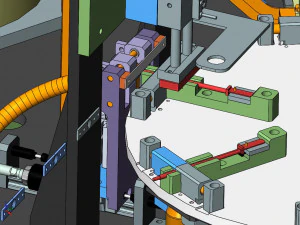 wire through casing peeling automatic terminal crimping machine 3D Model