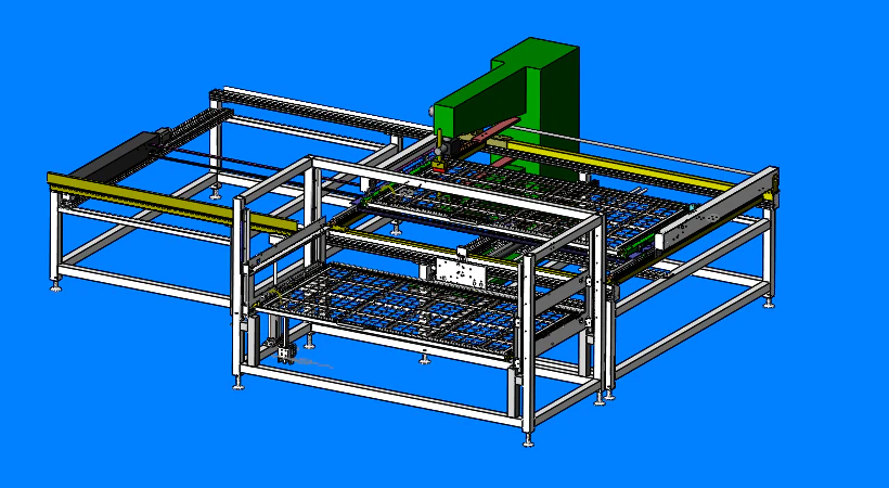 automatic mesh welding machine 3D Model .c4d .max .obj .3ds .fbx .stl .blend 