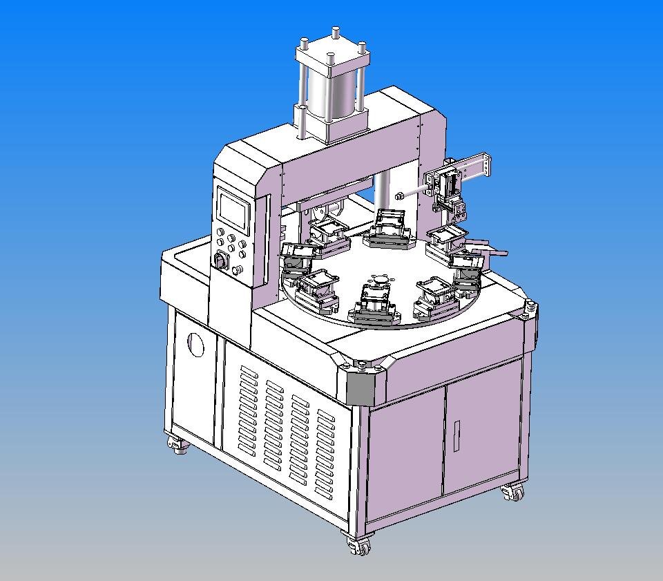 Machine modeling. Rivet 3d model. Riveter 3d model.