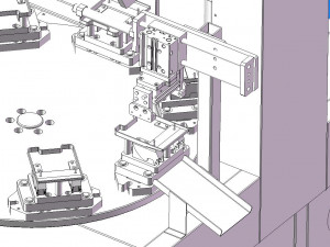 turntable riveting machine 3D Модель