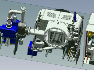vacuum sintering furnace 3D Model
