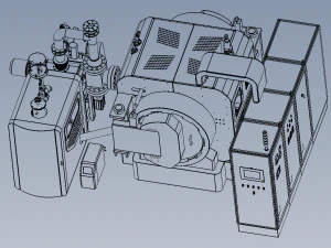 vacuum sintering furnace 3D Model