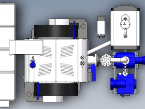 vacuum sintering furnace 3D Model