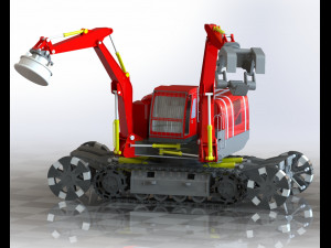 large excavator 3D 模型