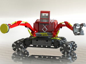 large excavator 3D 模型