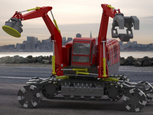 large excavator 3D 模型