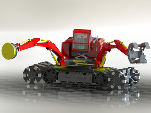 large excavator 3D 模型