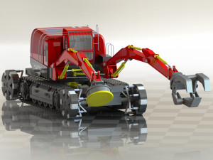 large excavator 3D 模型
