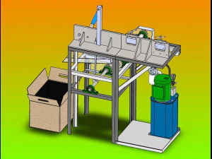 steel bar bending and breaking machine 3D Model