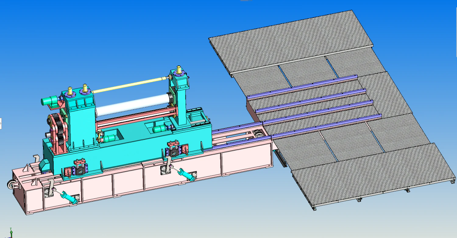 hxl-zjs216r model drawing of slitting machine 3D Model .c4d .max .obj .3ds .fbx .stl .blend 