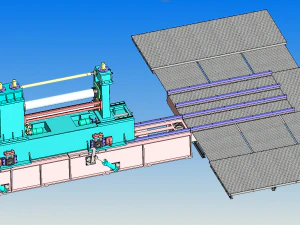 disegno del modello hxl-zjs216r della macchina da taglio Modello 3D