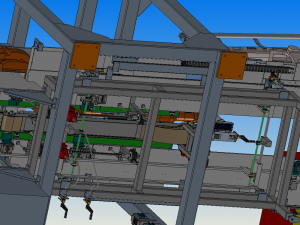 sanitary napkin production line 3D Model