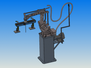 sanitary napkin production line 3D Model