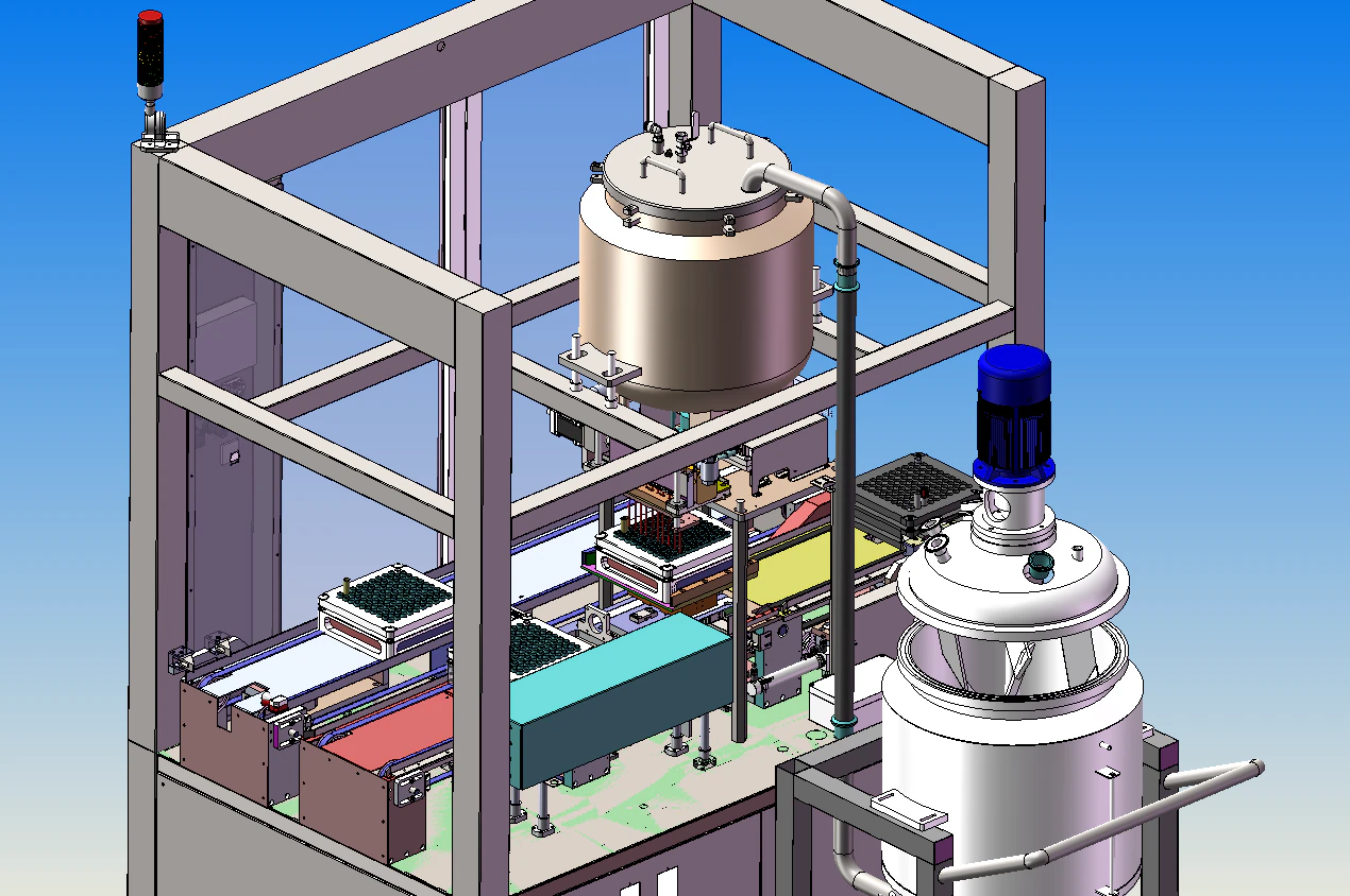 blood collecting and glue filling machine 3D Model .c4d .max .obj .3ds .fbx .stl .blend 