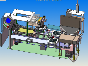 blood collecting and glue filling machine 3D 모델