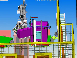 palletizer packaging line 3D Model