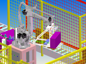 palletizer packaging line Modelo 3D